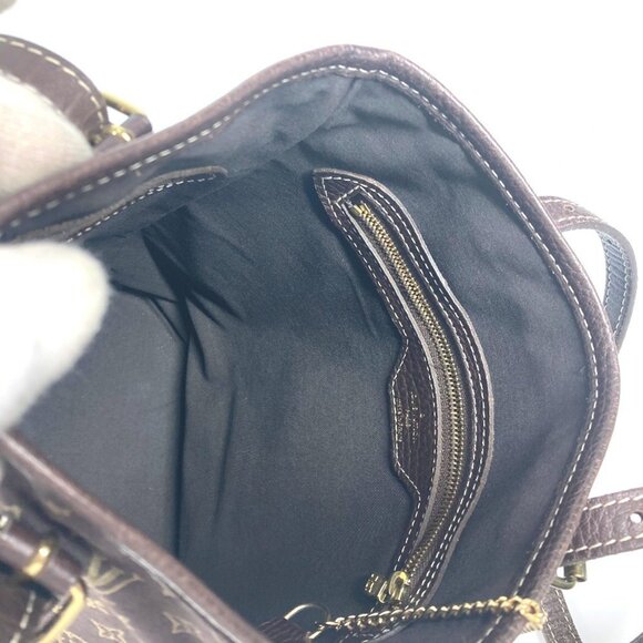 LOUIS VUITTON Brown Monogram Canvas Shoulder Bag - Picture 15 of 16